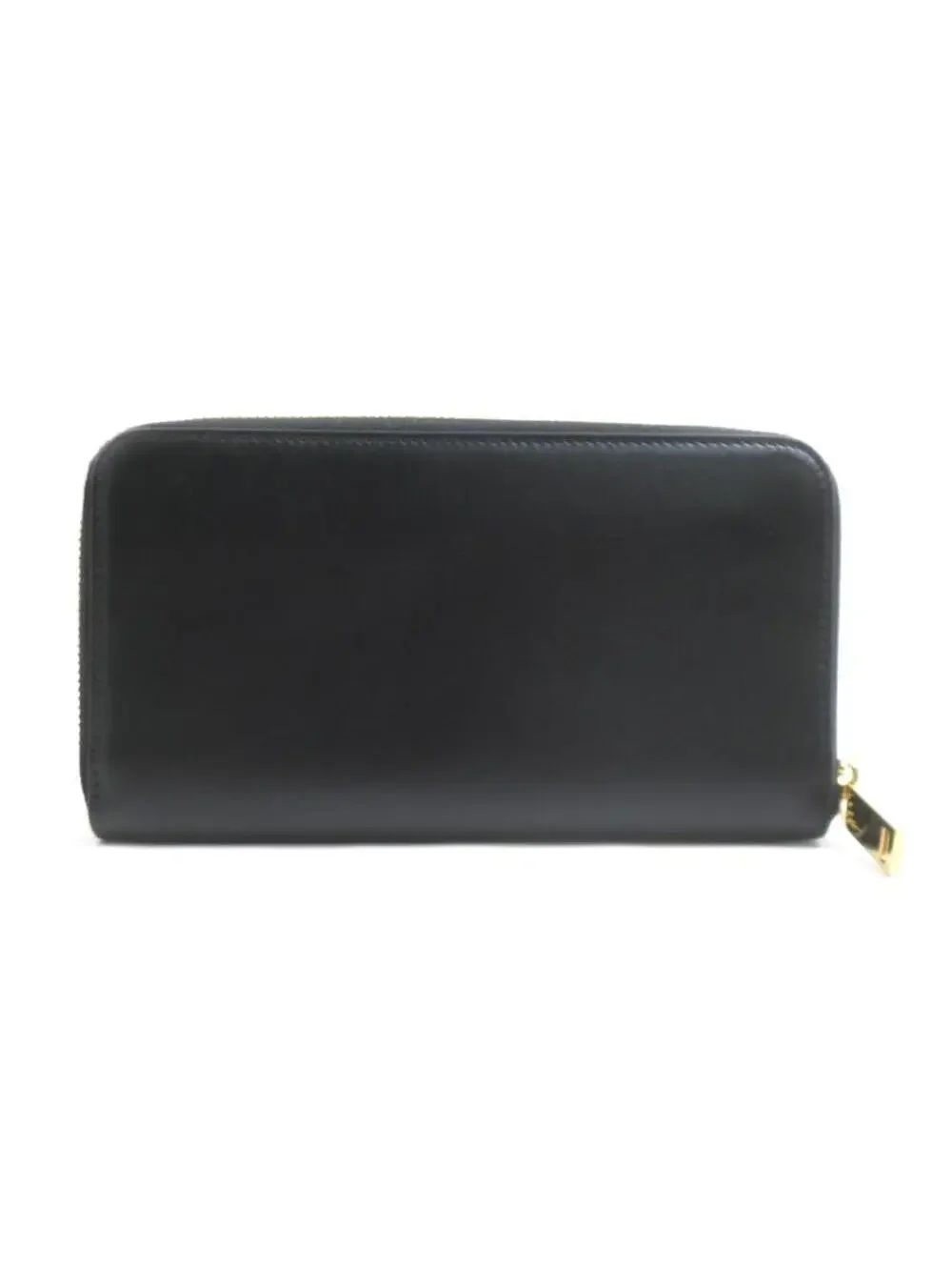 Auth Salvatore Ferragamo Zip Around #300530S23B